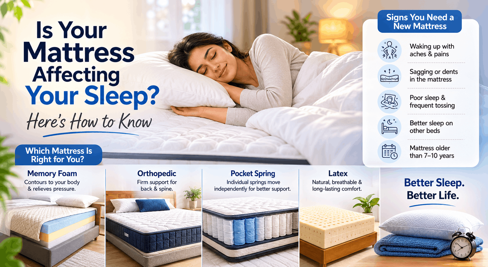 Is Your Mattress Affecting Your Sleep? Here's How to Know