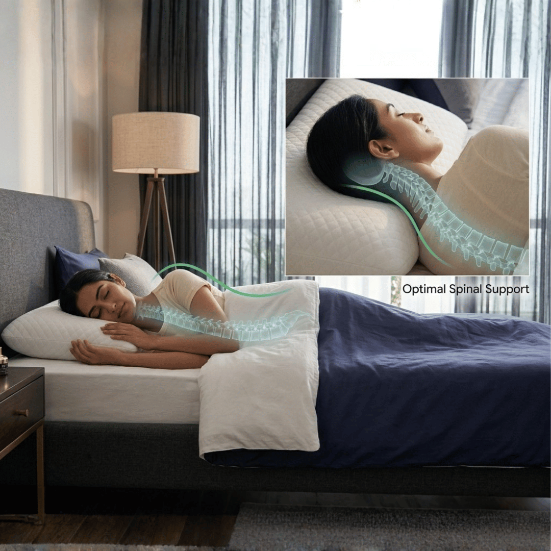 Memory Foam Pillow | Neck Support Pillow | Orthopaedic Memory Pillow