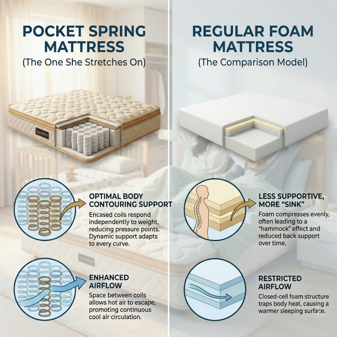 OPTIMO - Premium Pocket Spring Mattress | Feels Like a 5-Star Upgrade