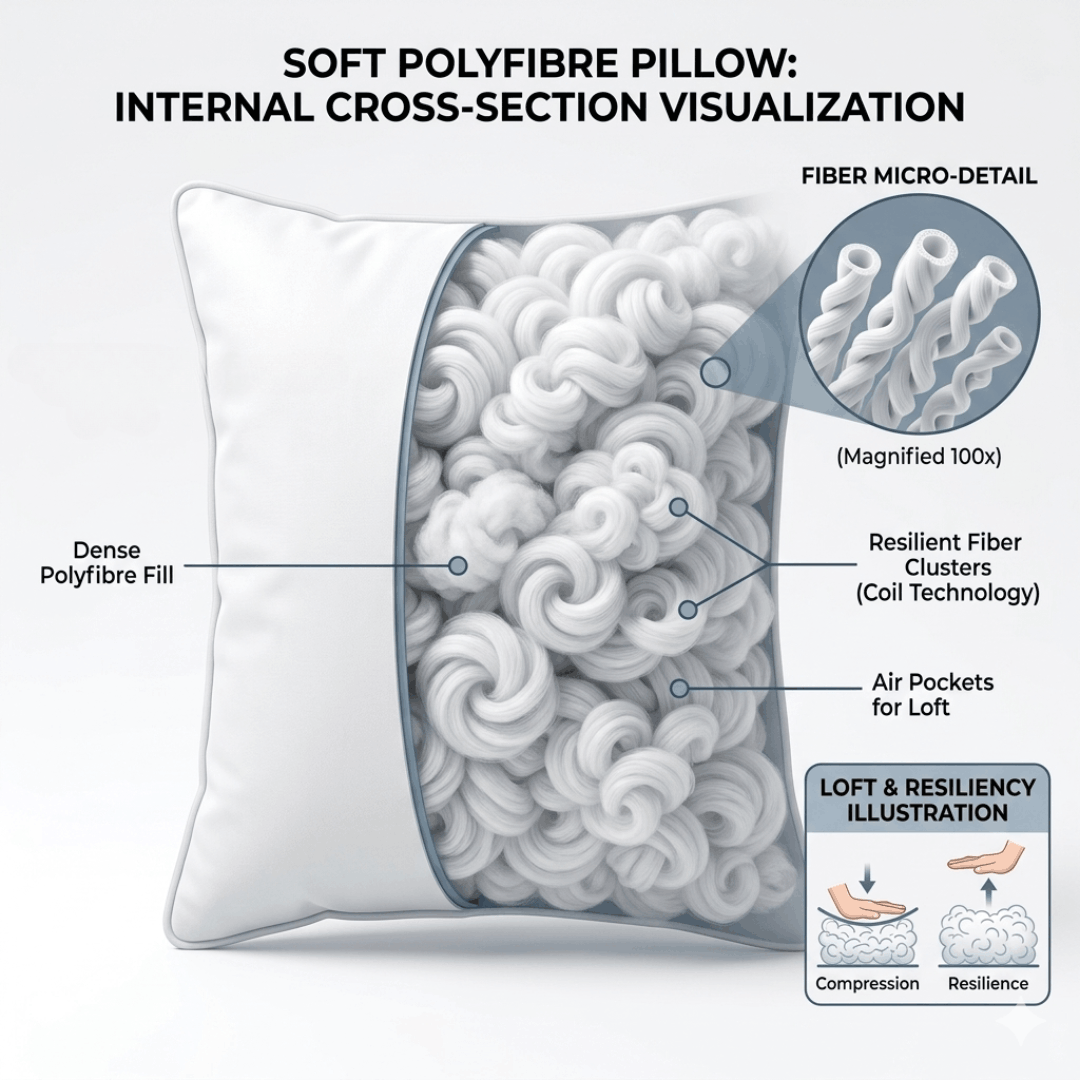 Pillows cross section