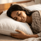 Sleeping on pillow